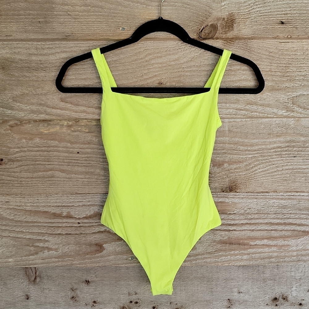 SKIMS Vibrant Yellow Bodysuit Size XS